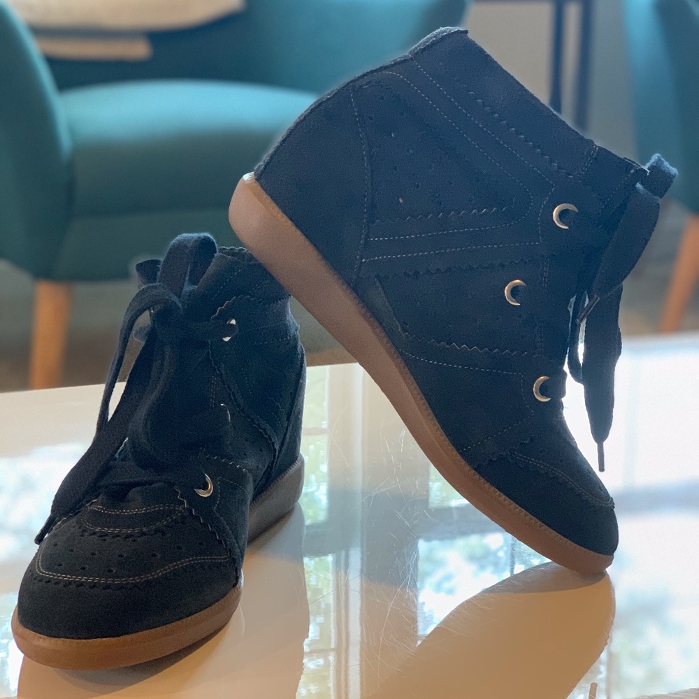 ISABEL MARANT Bobby wedge sneakers